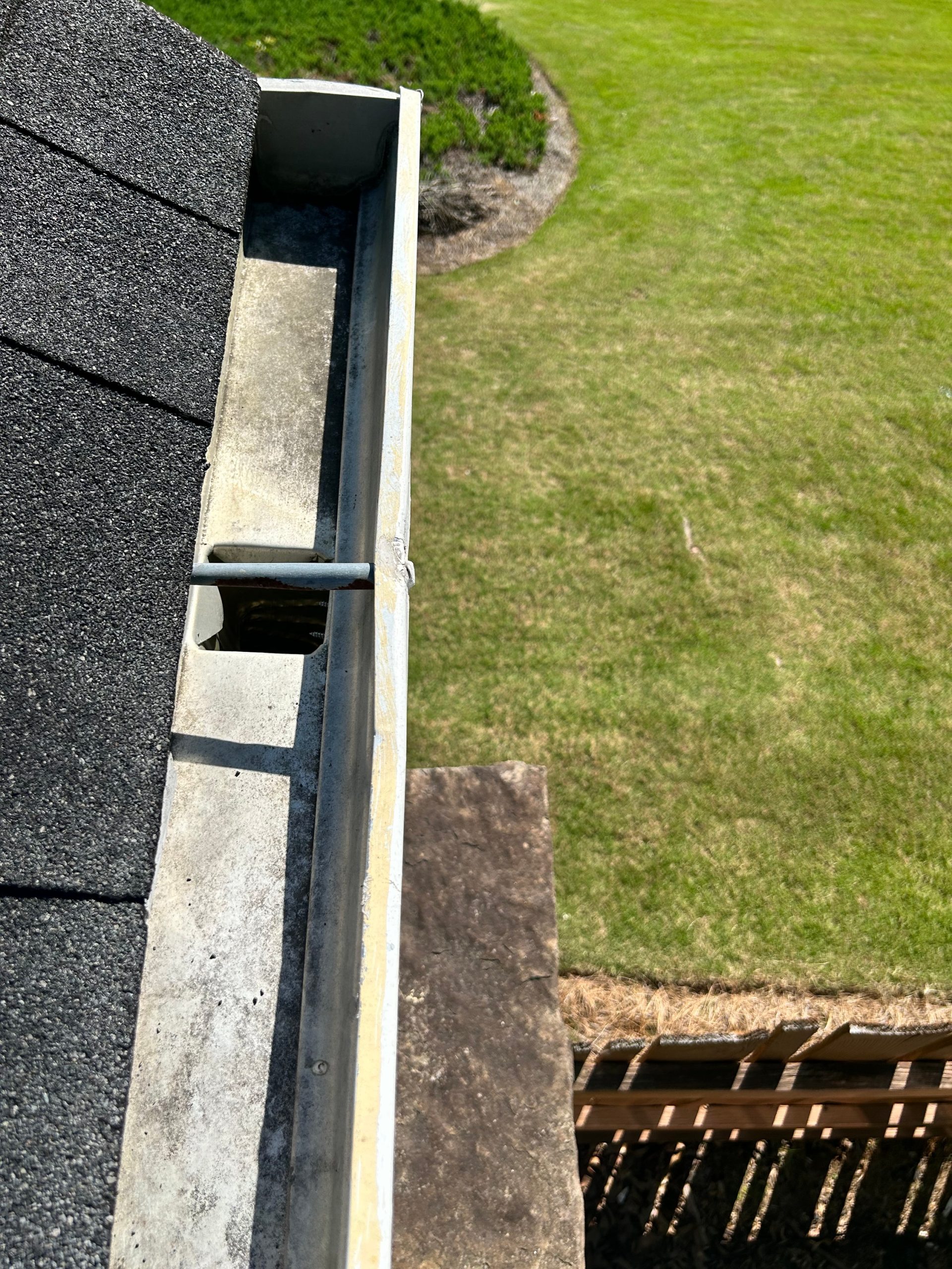 Completed Gutter Cleaning in Wichita for Deirdre's Home