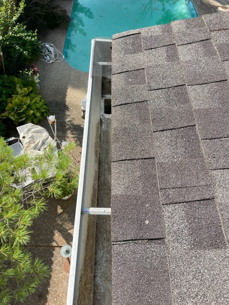 recent gutter cleaning service in Charlotte, NC for Justin