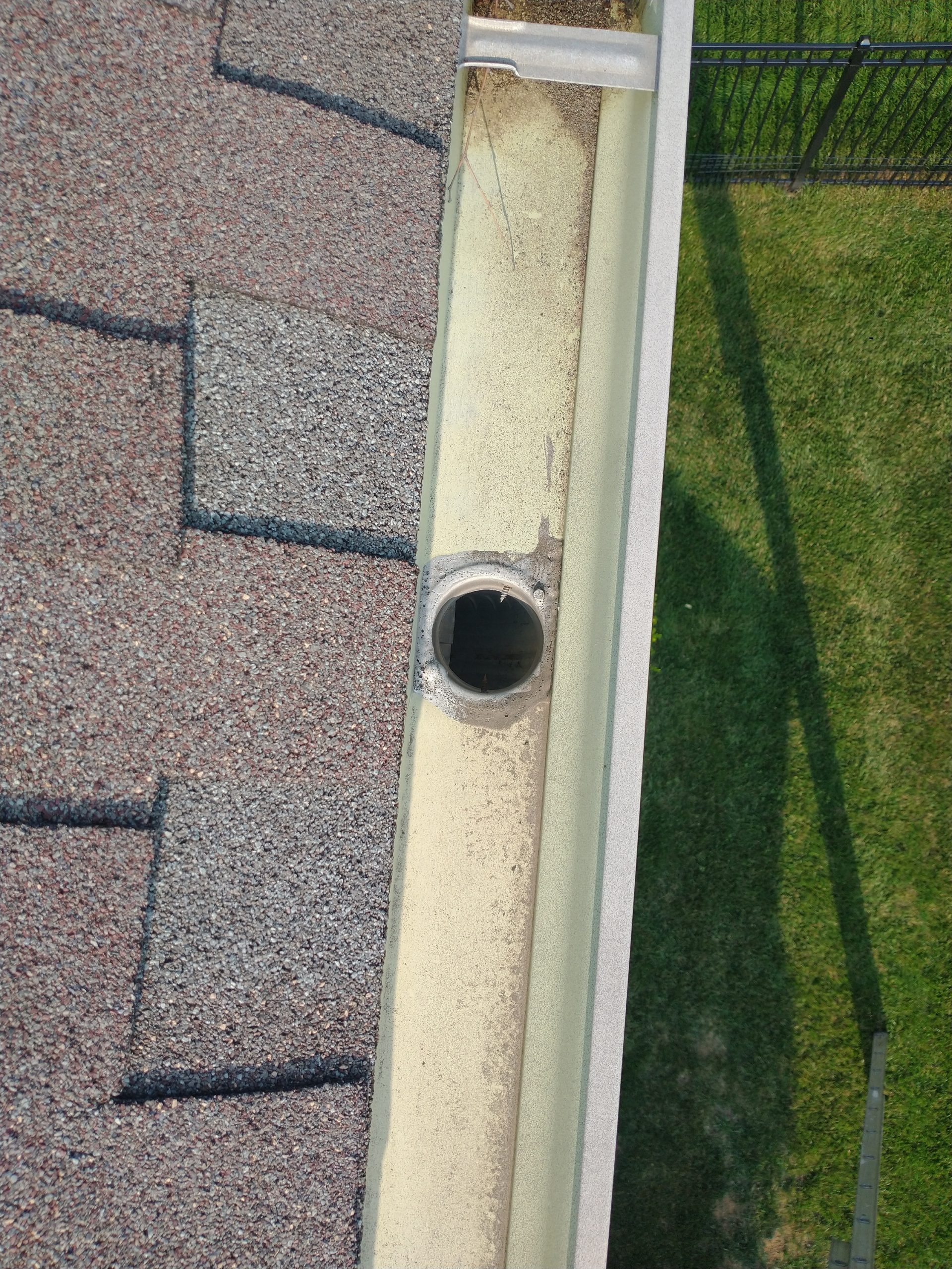 Completed Gutter Cleaning in Greenville  for Faith's Home