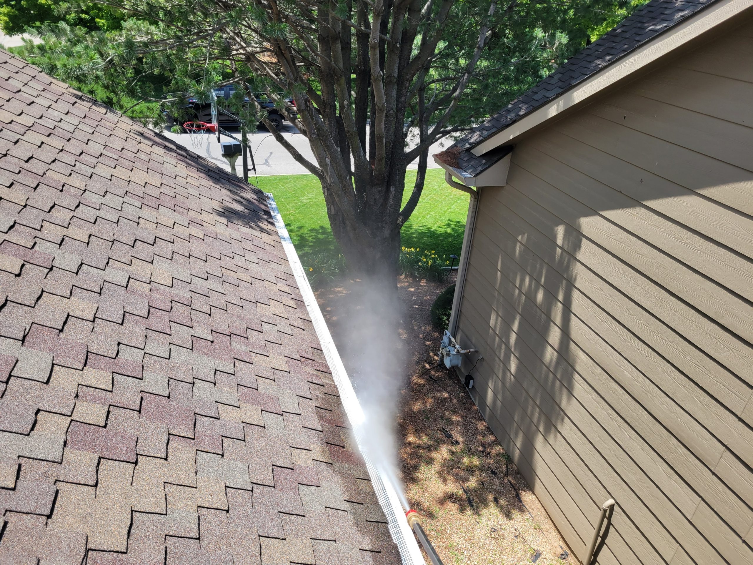 Completed Gutter Cleaning in Lexington, KY for Deirdre's Home