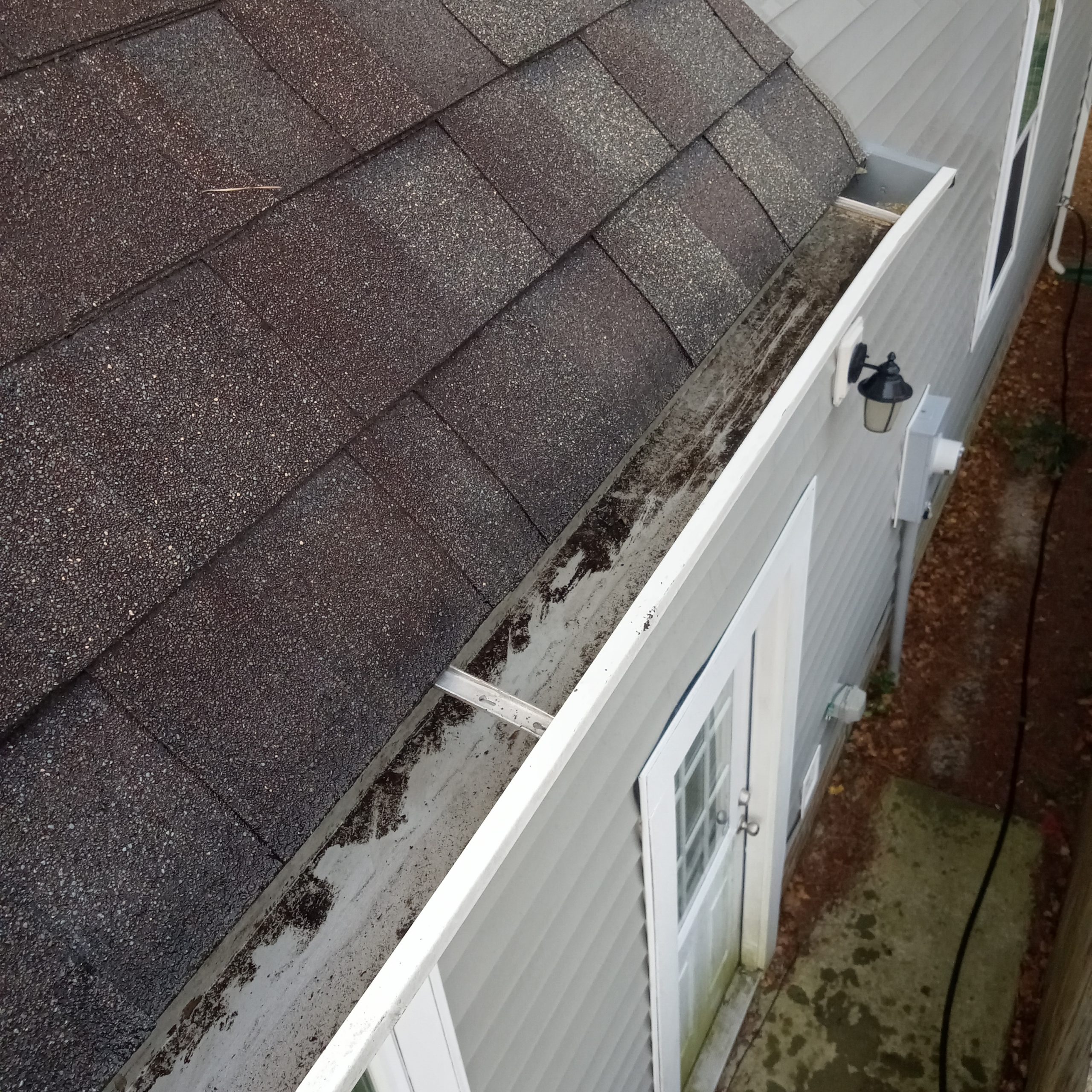 Completed Gutter Cleaning in New Albany, IN for Langdon's Home