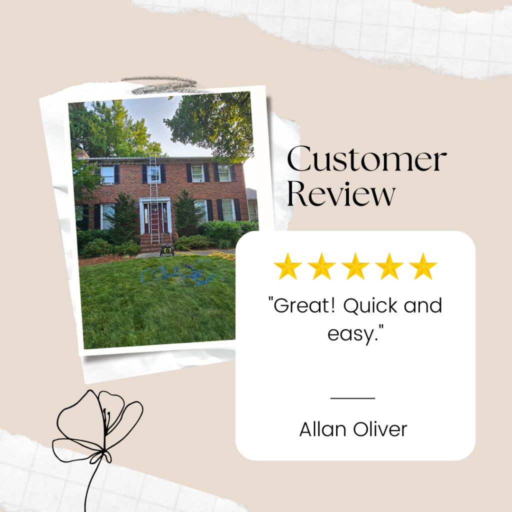 Allan from Little Rock,AR gives us a 5 star review for a recent gutter cleaning service.
