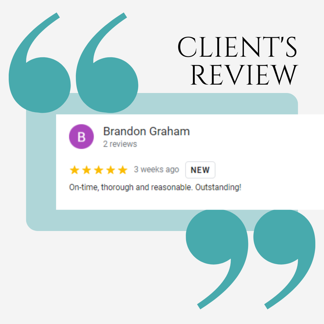 Brandon from Charlotte gives us a 5 star review for a recent gutter cleaning service.