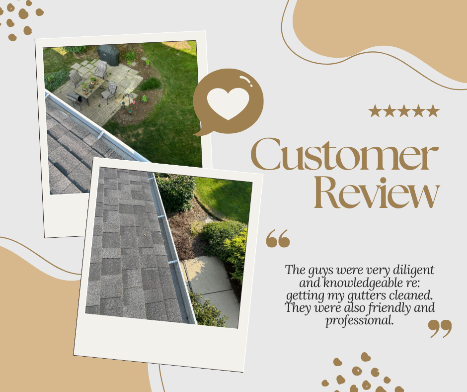 Dana from Little Rock,AR gives us a 5 star review for a recent gutter cleaning service.