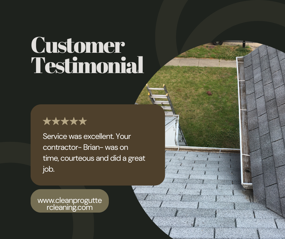 Nicola from Cranston, RI gives us a 5-star review for a recent gutter cleaning service.