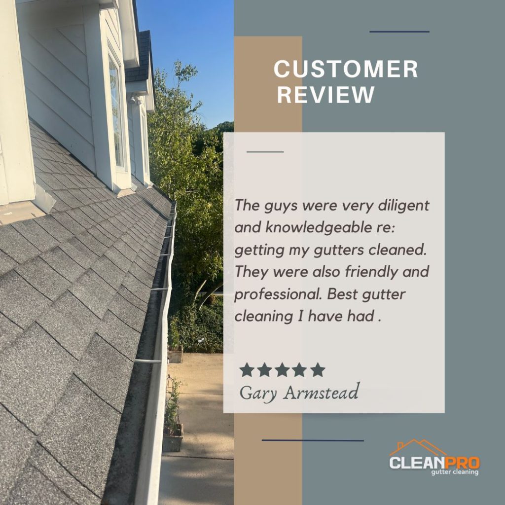 Gary from Overland Park, KS gives us a 5 star review for a recent gutter cleaning service.