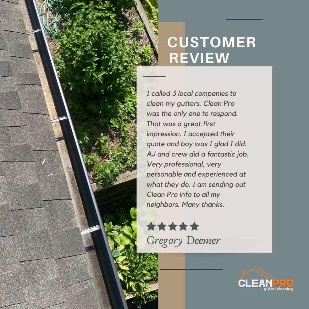 Gregory in Boulder, CO gives us a 5 star review for a recent gutter cleaning service.
