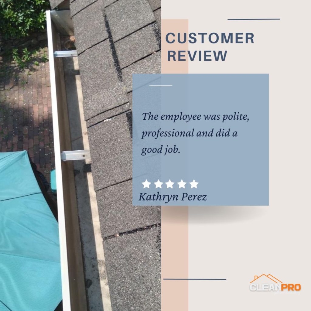 Kathryn from Tacoma, WA gives us a 5 star review for a recent gutter cleaning service.
