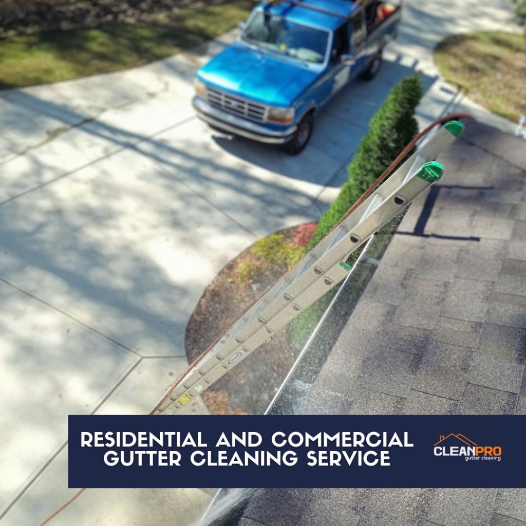 Gutter cleaning services for residential and commercial properties
