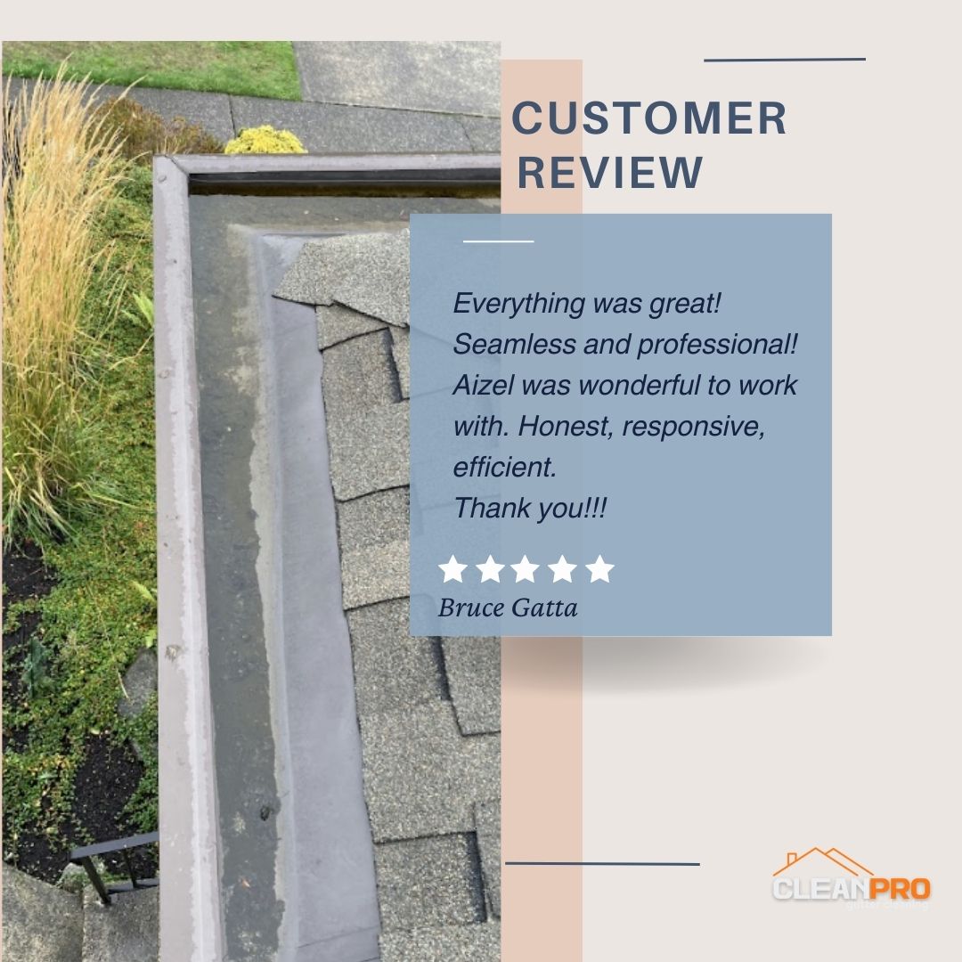 Bruce From West Allis, WI gives us a 5 star review for a recent gutter cleaning service.