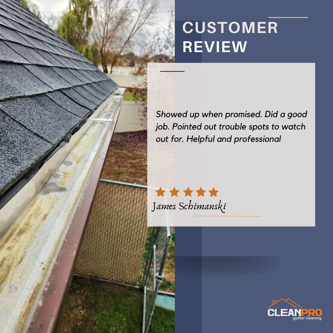 James from Staten Island, NY gives us a 5 star review for a recent gutter cleaning service.