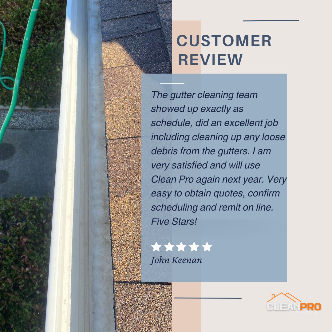 John from Colorado Springs, CO gives us a 5 star review for a recent gutter cleaning service.