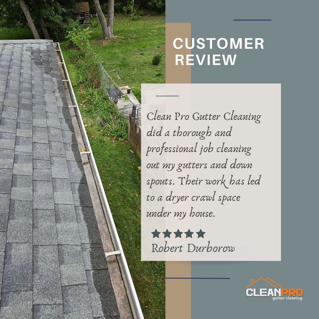 Rosemary from New Orleans, LA gives us a 5 star review for a recent gutter cleaning service.