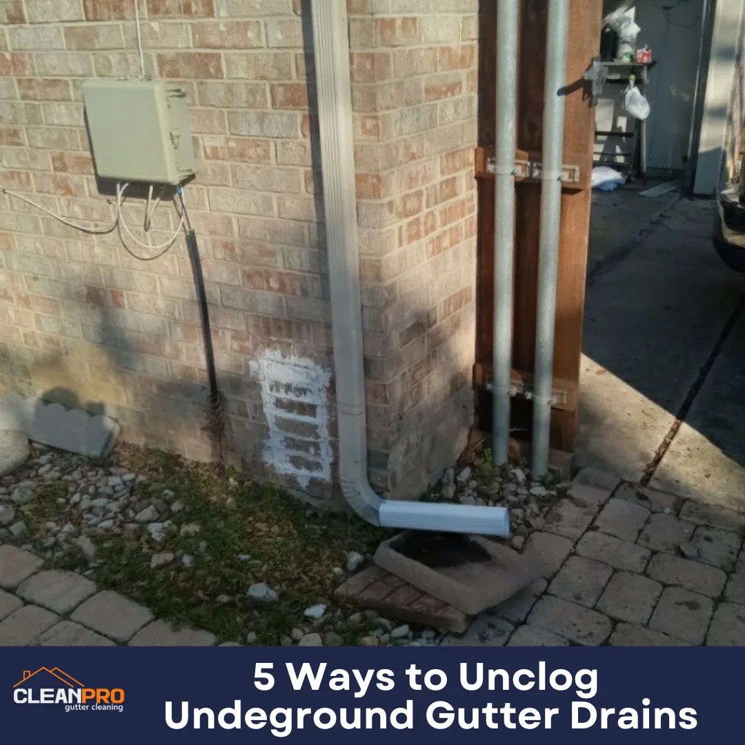 5 Ways to Unclog Underground Gutter Drains