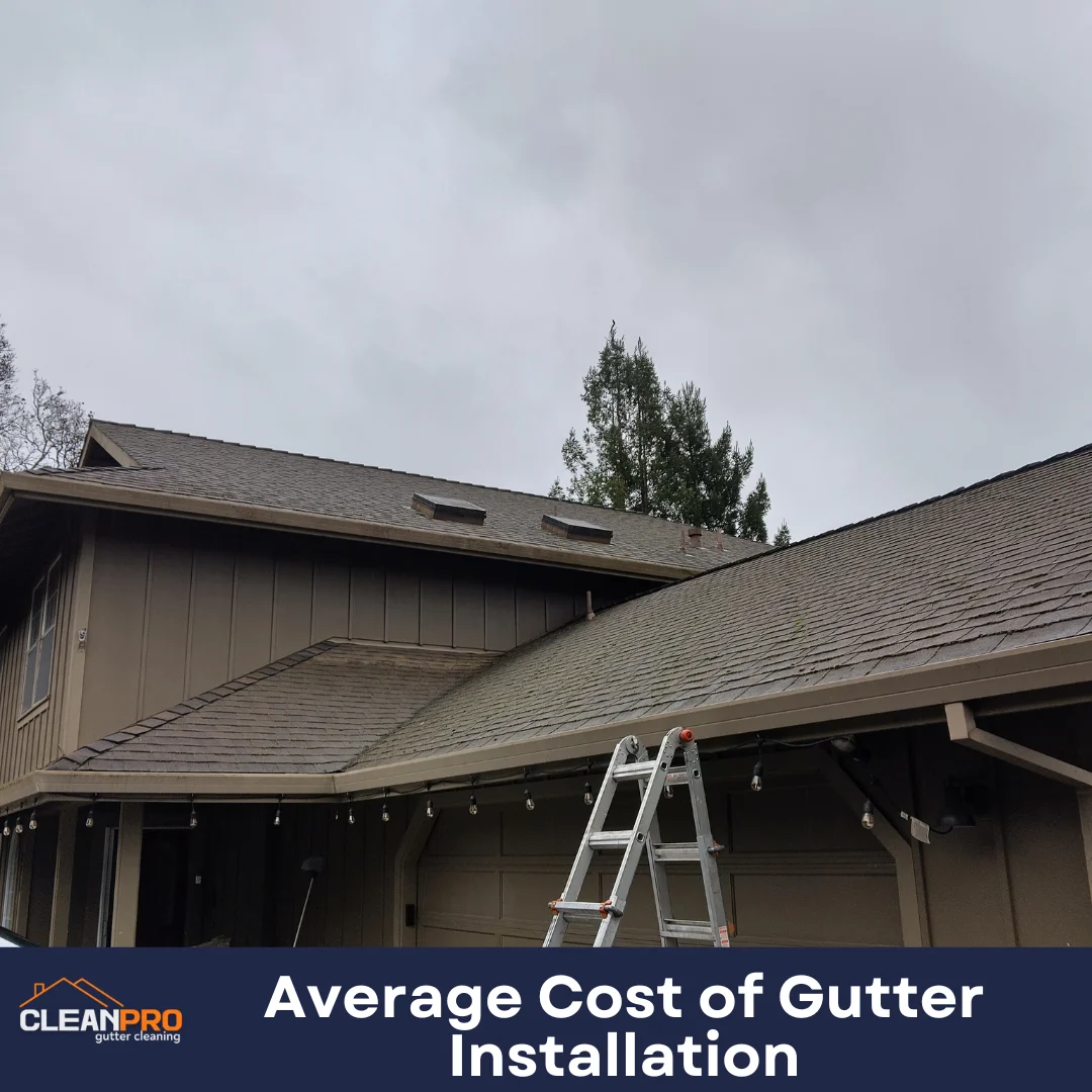 Average Cost of Gutter Installation