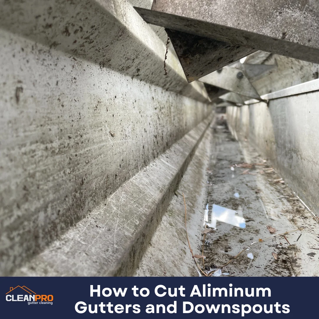 How to Cut Aliminum Gutters and Downspouts