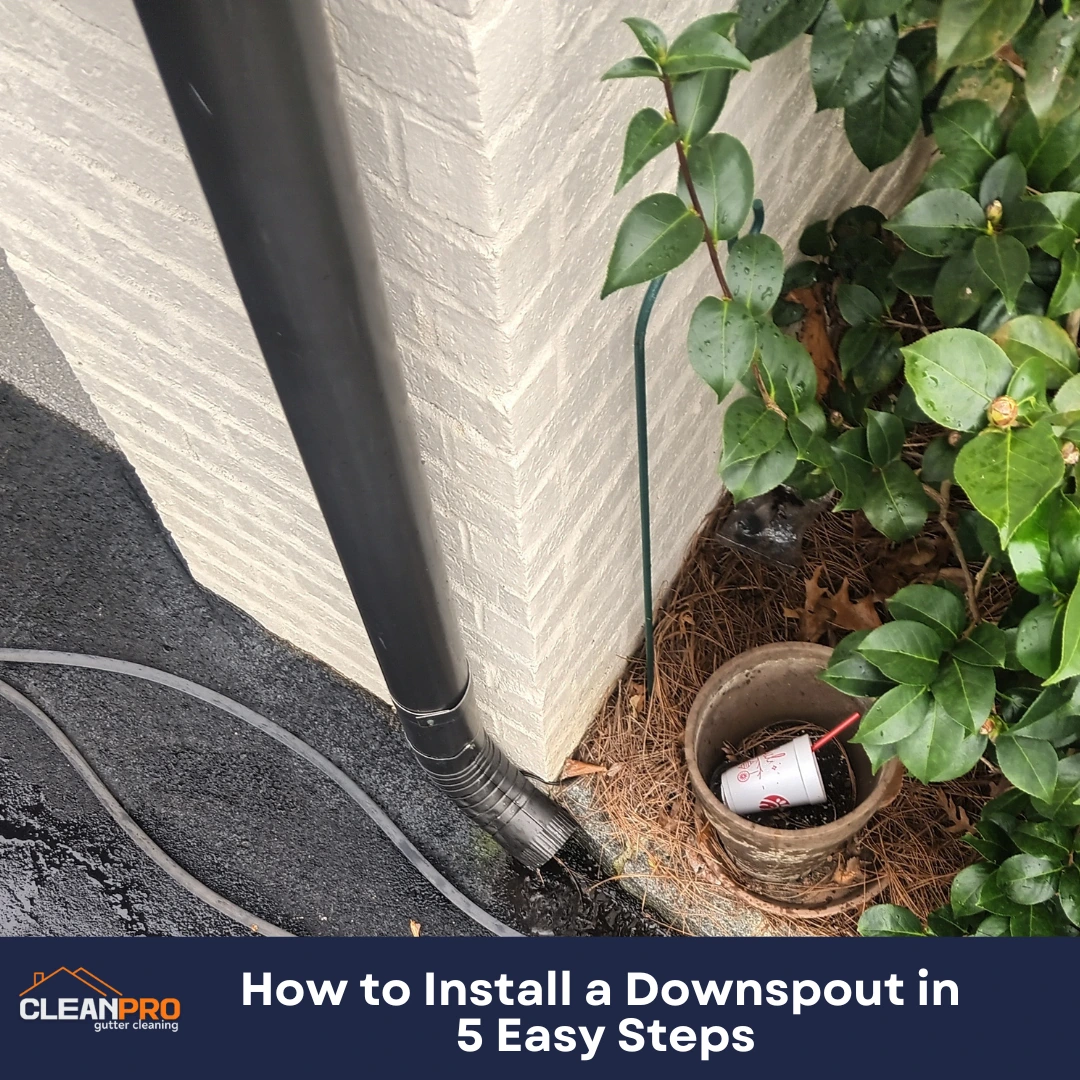 How to Install a Downspout in 5 Easy Steps