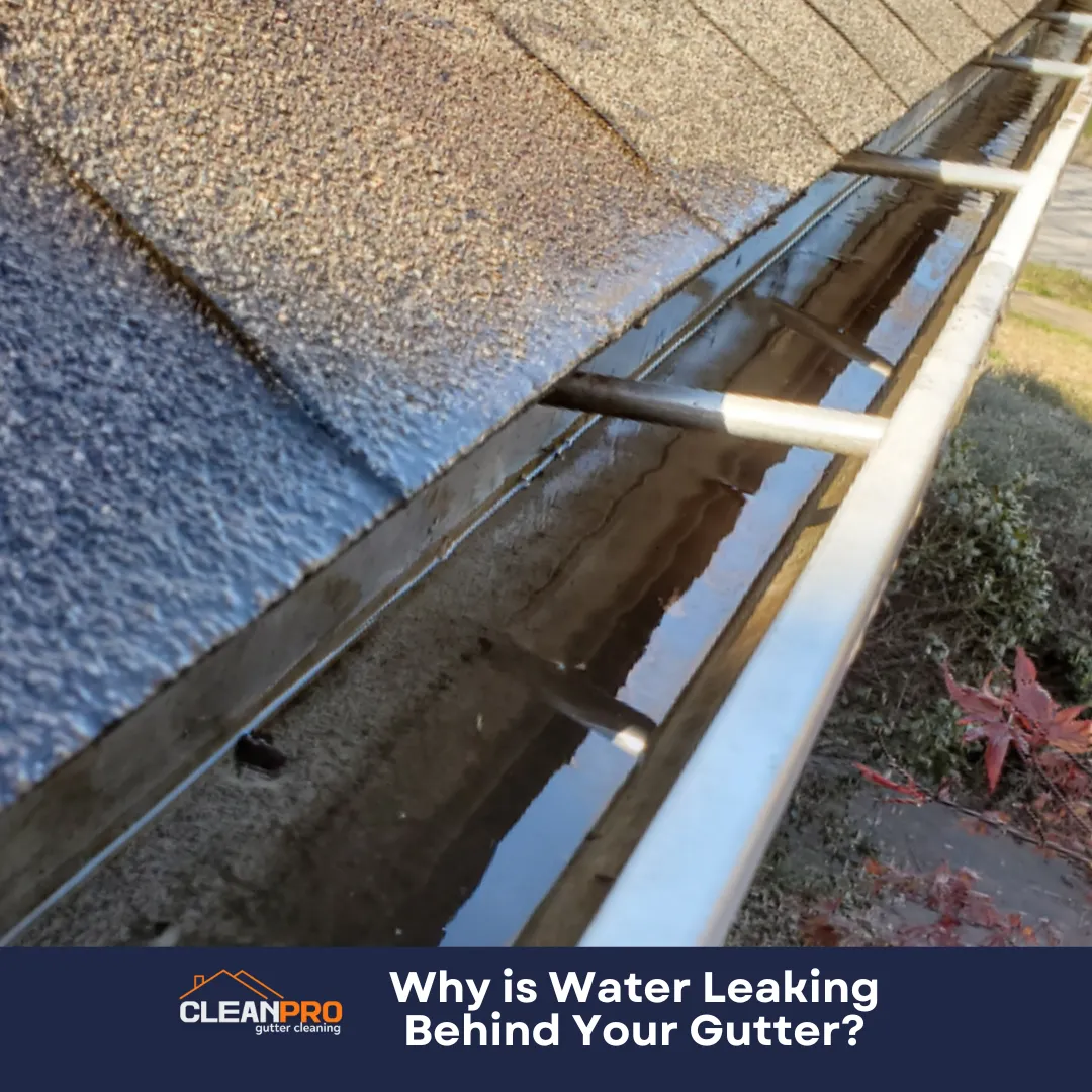 Why is Water Leaking Behind Your Gutter