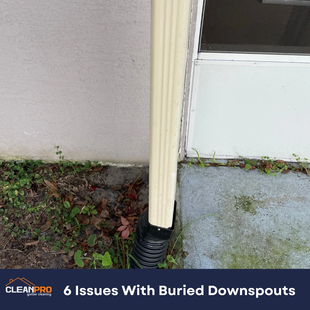 6 Issues With Buried Downspouts