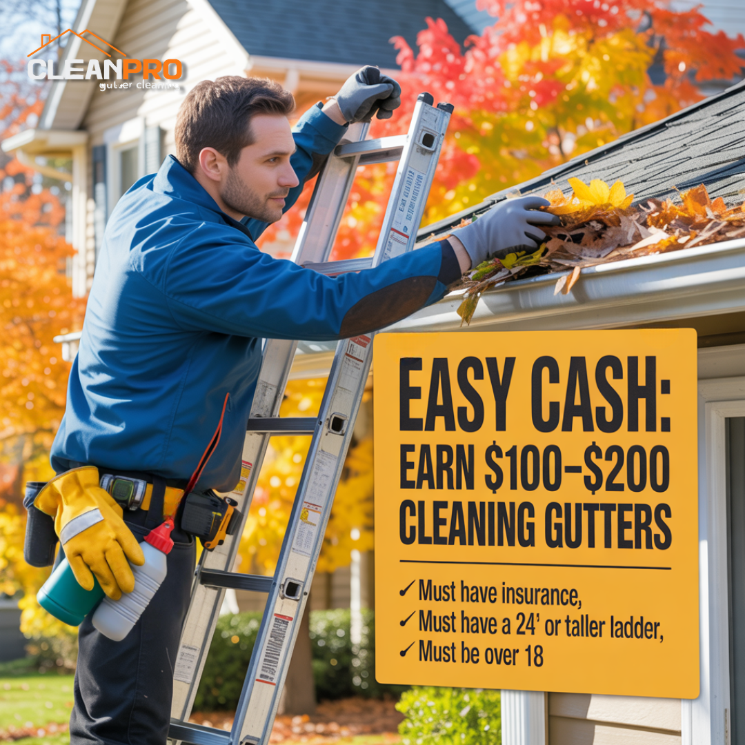 Sign Up Now To Be A Vendor For Clean Pro Gutter Cleaning
