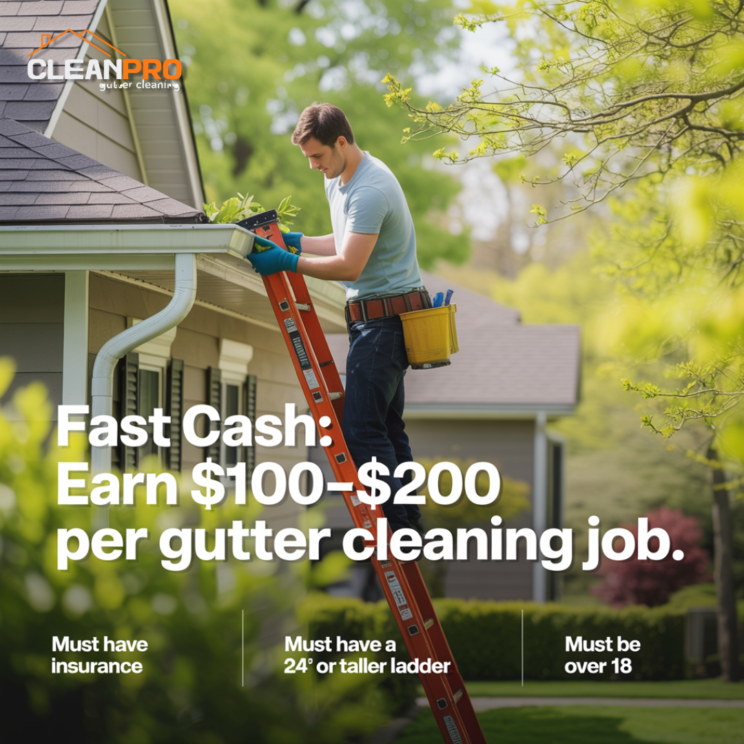 Sign Up Now To Be A Vendor For Clean Pro Gutter Cleaning